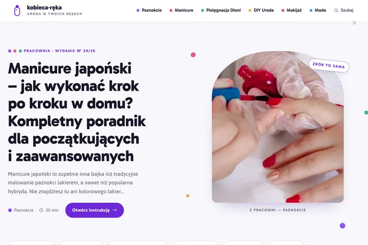 Strona główna portalu kobiecareka.pl