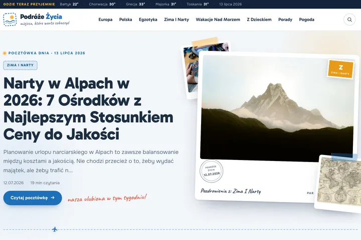 Strona główna portalu podrozezycia.pl