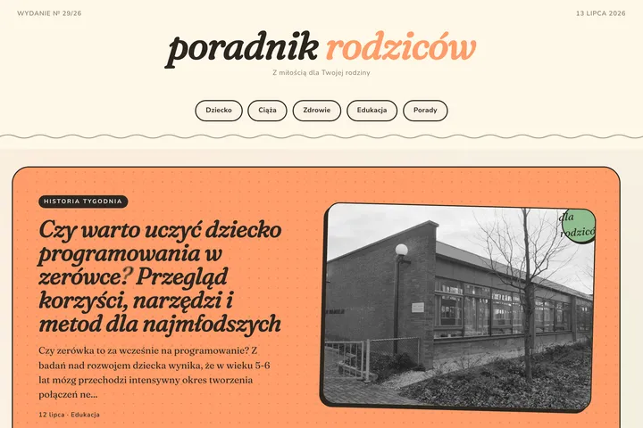 Strona główna portalu poradnikdlarodzicow.pl